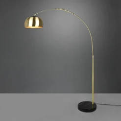 Boog vloerlamp Argentina, messing