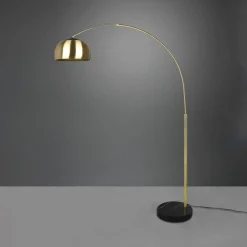 Boog vloerlamp Argentina, messing