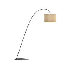 Booglamp Alice met textiel kap coffee