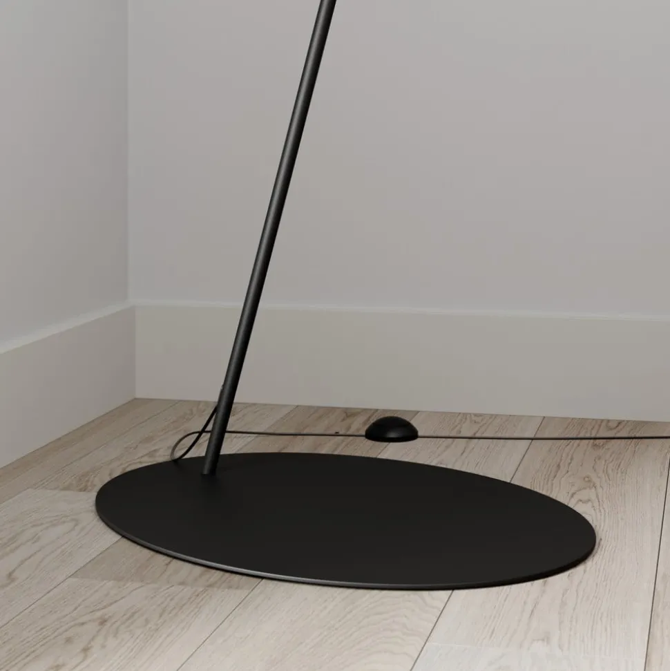 Booglamp Alice met textiel kap grijs