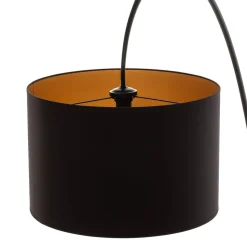 Booglamp Alice met zwart-gouden kap