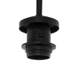 Booglamp Alice met zwart-gouden kap