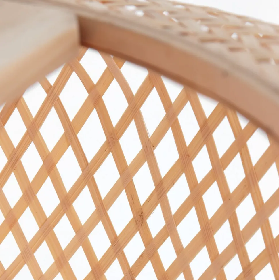 Boog-vloerlamp Sparkled Light zwart/beuken