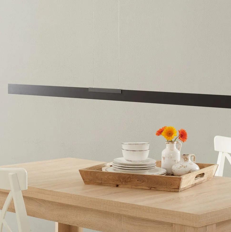 Bopp Nano - LED hanglamp, zwart 140 cm