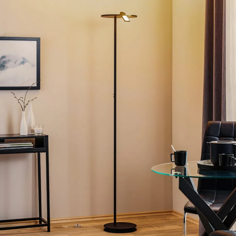 Bopp Share LED uplighter met leeslamp, zwart