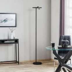 Bopp Share LED uplighter met leeslamp, zwart