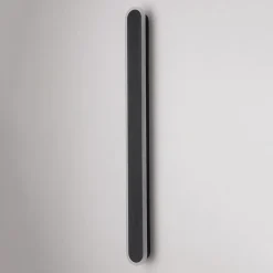 Bordo LED buiten wandlamp, hoogte 90 cm, zwart, aluminium