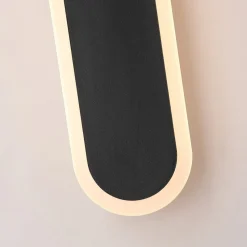 Bordo LED buiten wandlamp, hoogte 90 cm, zwart, aluminium