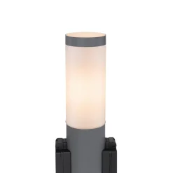 Boston sokkellamp, met stopcontacten