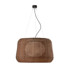Bover buiten hanglamp Fora 90, grafietbruin/bruin, E27