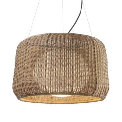 Bover Fora S - buiten hanglamp, grafiet-bruin