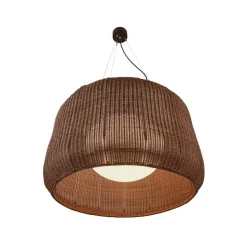 Bover LED buiten hanglamp Fora 90, grafietbruin/bruin