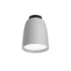 Bover LED buiten plafondlamp Moer, lichtgrijs, aluminium/staal