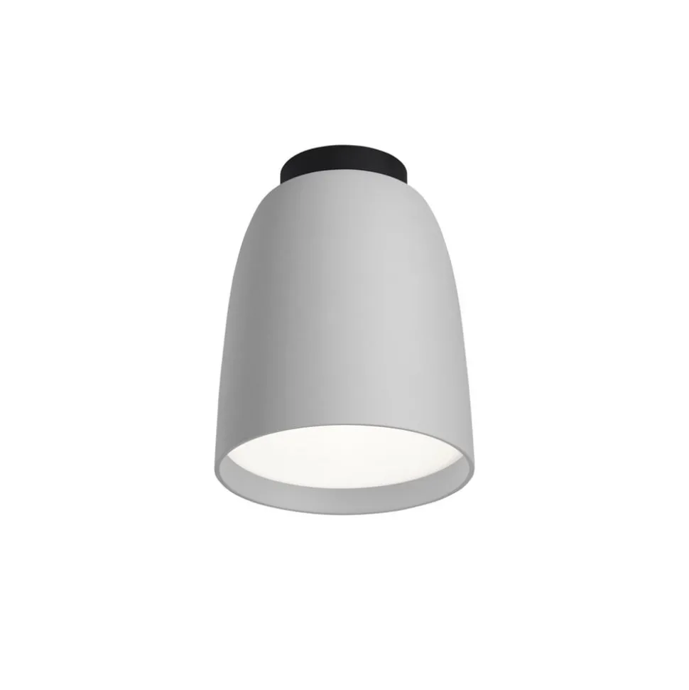 Bover LED buiten plafondlamp Moer, lichtgrijs, aluminium/staal