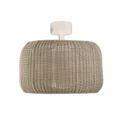 Bover LED plafondlamp Fora, natuurlijk wit/beige, Ø 50 cm