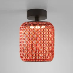 Bover Nans PF/21 LED buiten plafondlamp, rood