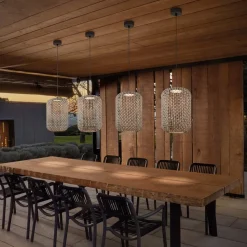 Bover Nans S/31.2 LED buiten hanglamp, bruin