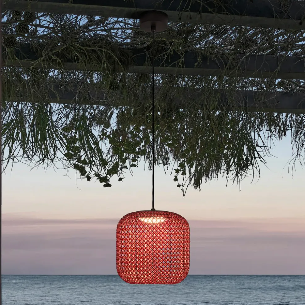 Bover Nans S/21 LED buiten hanglamp, rood