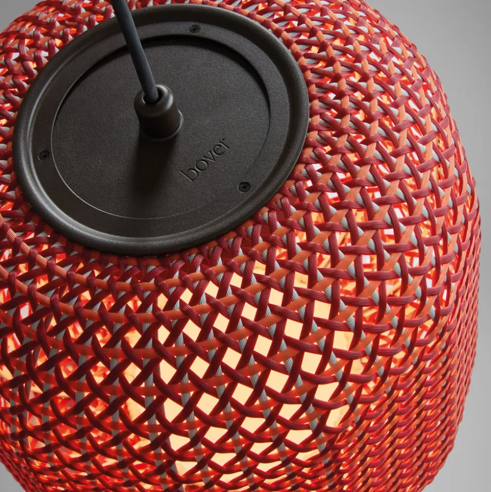 Bover Nans S/21 LED buiten hanglamp, rood