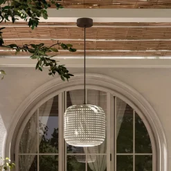 Bover Nans S/31 LED buiten hanglamp, beige