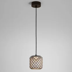 Bover Nans S/16 LED buiten hanglamp, bruin