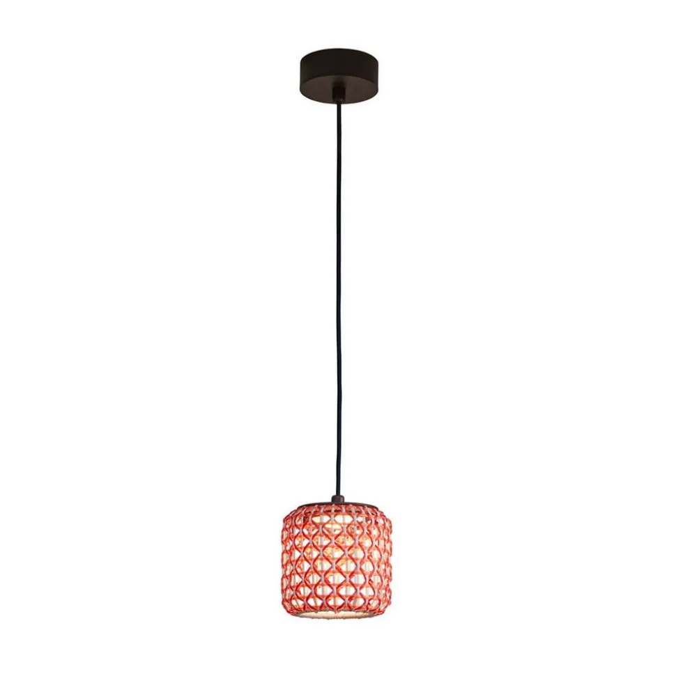 Bover Nans S/16 LED buiten hanglamp, rood