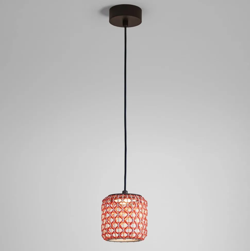 Bover Nans S/16 LED buiten hanglamp, rood