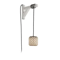 Bover Nans S/16/H LED hanglamp, stekker, beige