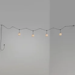 Bover Nans S/16/4L LED-buiten hanglamp, beige