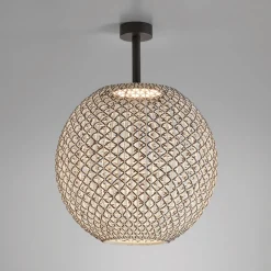 Bover Nans Sphere PF/80 LED buiten plafondlamp bruin