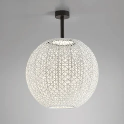 Bover Nans Sphere PF/60 LED buiten plafondlamp beige