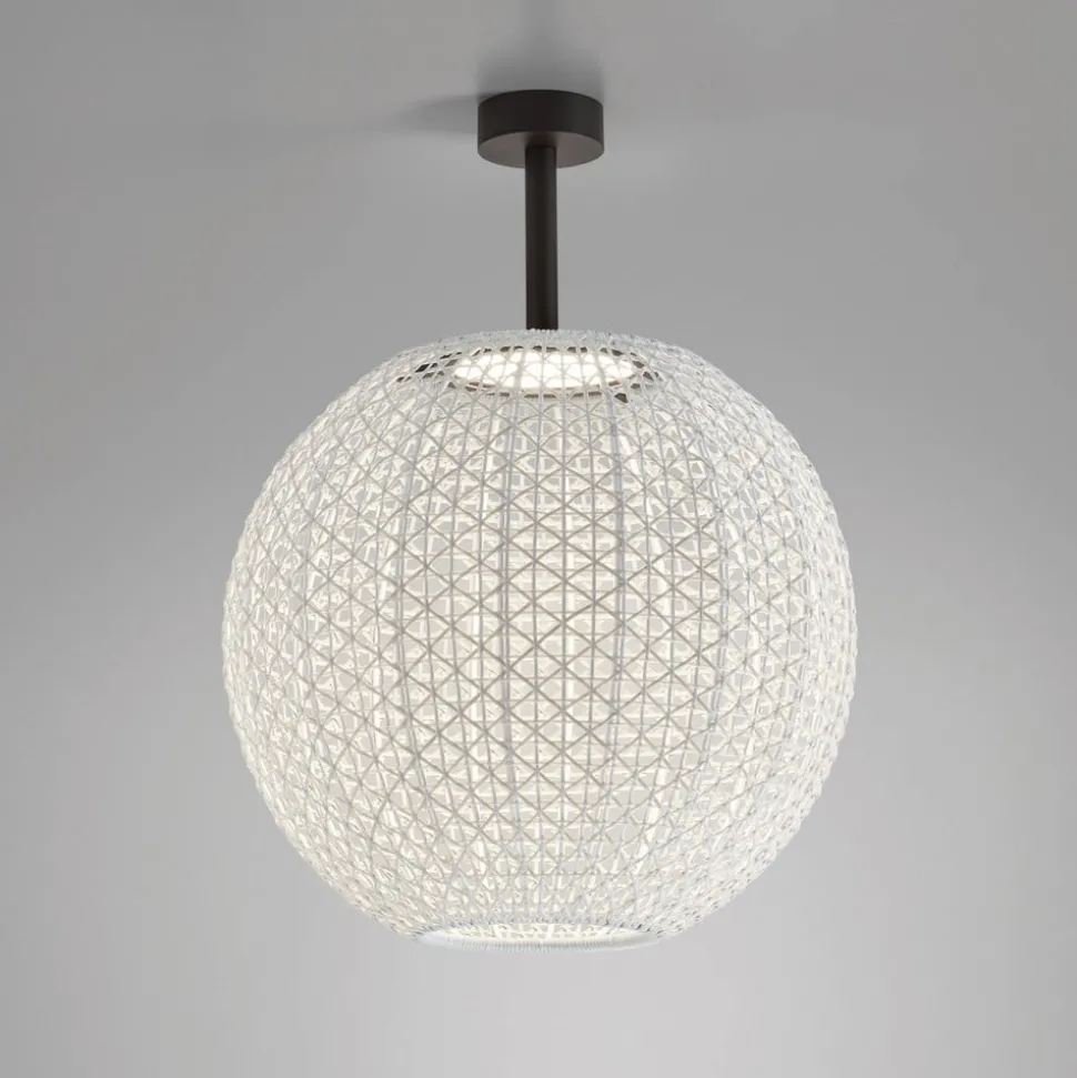 Bover Nans Sphere PF/60 LED buiten plafondlamp beige