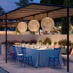 Bover Nans Sphere S/80 LED buiten hanglamp bruin