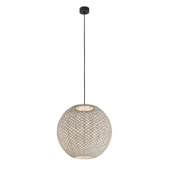 Bover Nans Sphere S/60 LED buiten hanglamp bruin