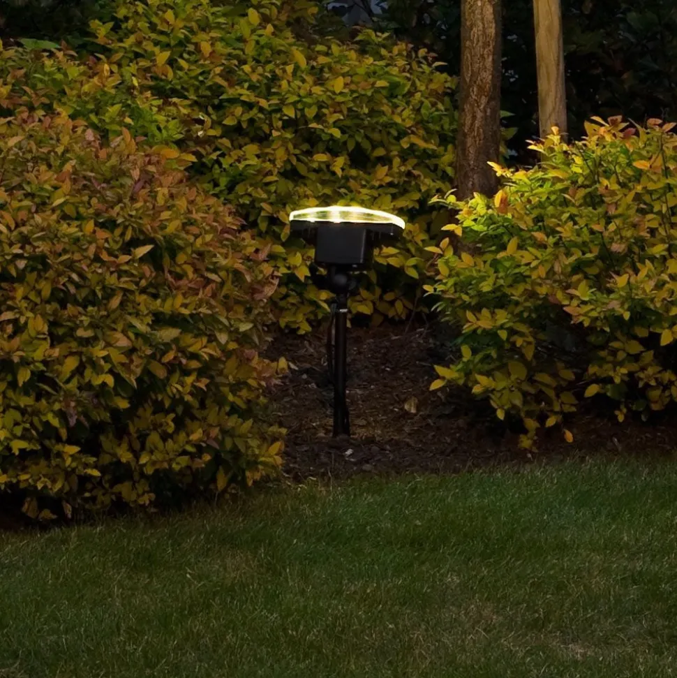 Breedstralende LED buitenspot Amalfi