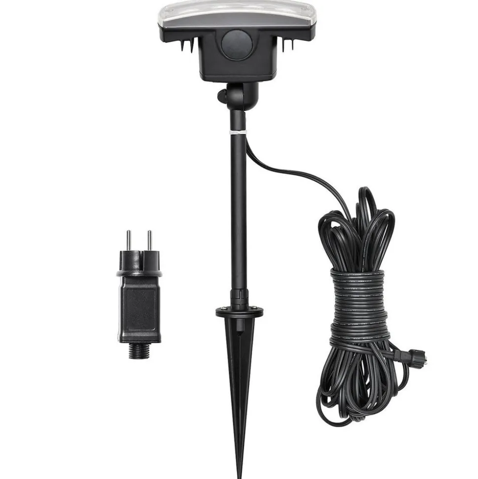 Breedstralende LED buitenspot Amalfi