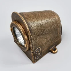 Bronskleurige buitenwandlamp Offshore