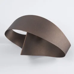 Bronzen wandlamp Scudo