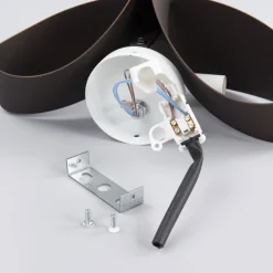 Bronzen wandlamp Scudo