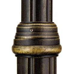 Bruine lantaarnpaal Fabio, 1-lichts, 211 cm