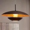 Bruin-goud gelakte Nuvano hanglamp