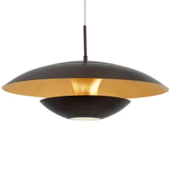Bruin-goud gelakte Nuvano hanglamp