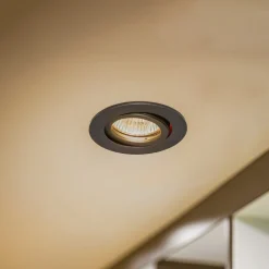 BRUMBERG 0063 plafond inbouwspot, rond, zwart