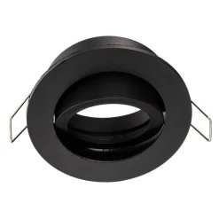 BRUMBERG 0063 plafond inbouwspot, rond, zwart