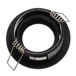 BRUMBERG 0063 plafond inbouwspot, rond, zwart