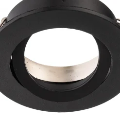 BRUMBERG 0063 plafond inbouwspot, rond, zwart