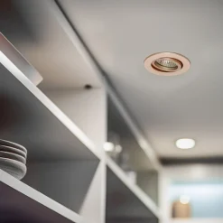 BRUMBERG 0063 plafond inbouwspot rond crème