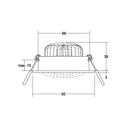 BRUMBERG BB34 inbouw DALI aansluitbox wit