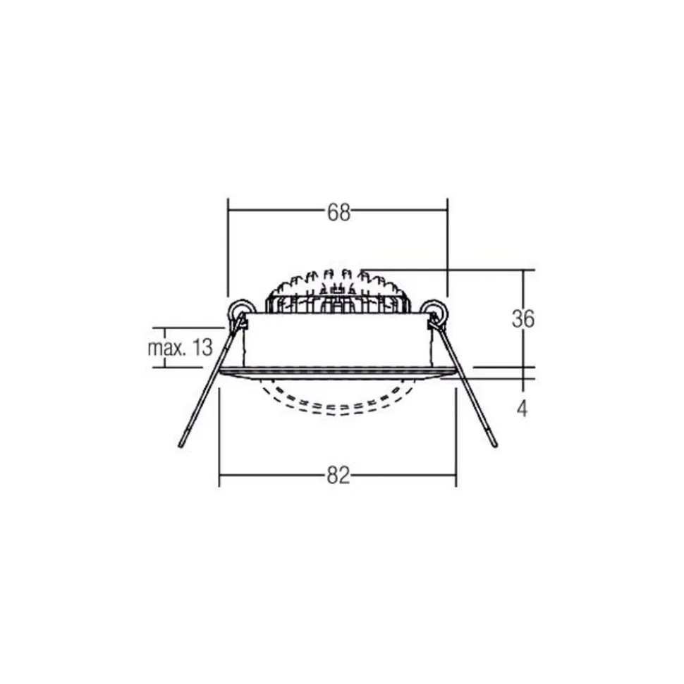 BRUMBERG BB03 inbouw RC Aansluitbox wit glans