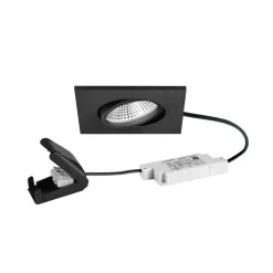 BRUMBERG BB25 inbouwspot IP65 RC aansluitdoos zwart mat